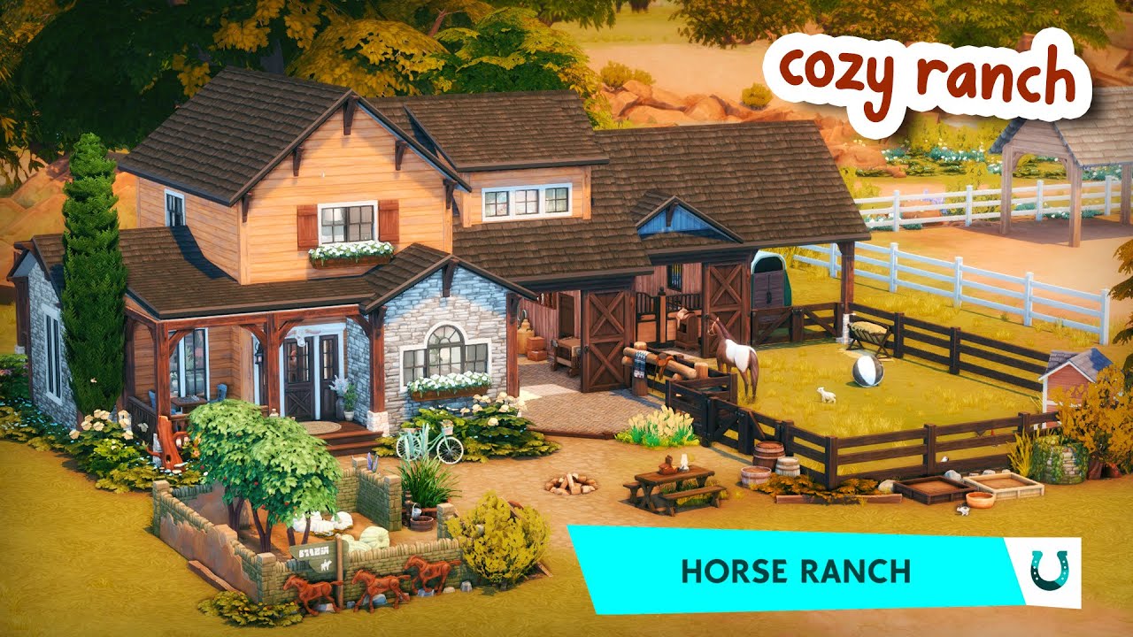 Уютное ранчо «Поколения» 🐴🌾 || Скоростное строительство || The Sims 4: Конное ранчо