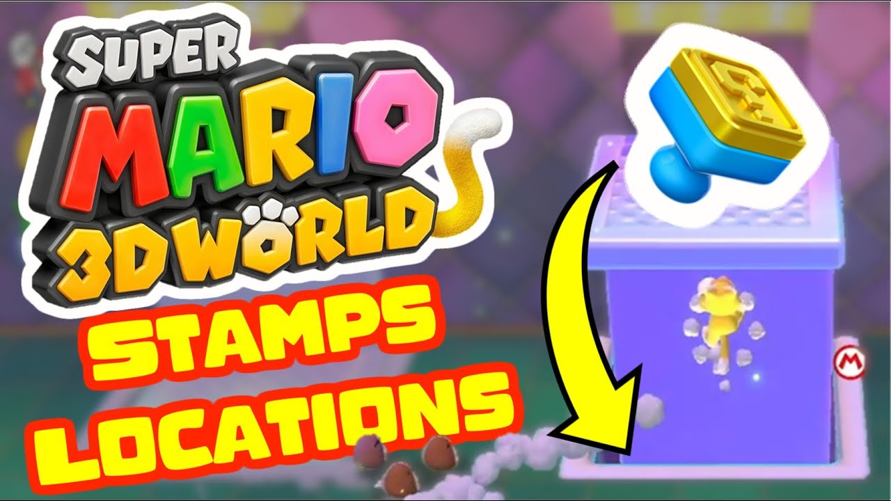 Super Mario 3D World - All Stamp Locations