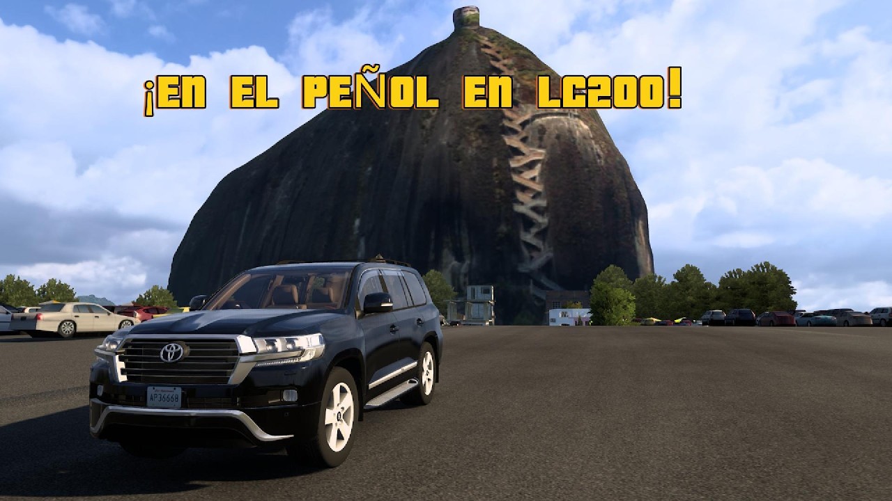 ¡LLEGANDO A LA PIEDRA DEL PEÑOL EN LA TOYOTA LC200! American Truck Simulator