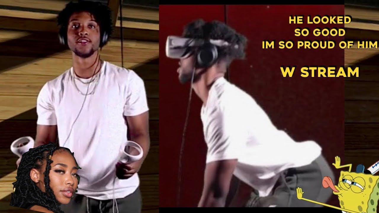 REACTING TO MY BOYFRIEND YOURRAGE FIRST FACECAM VR STREAM..I SCARED HIM LOL..| CHAOTIC ALLURE GAMING