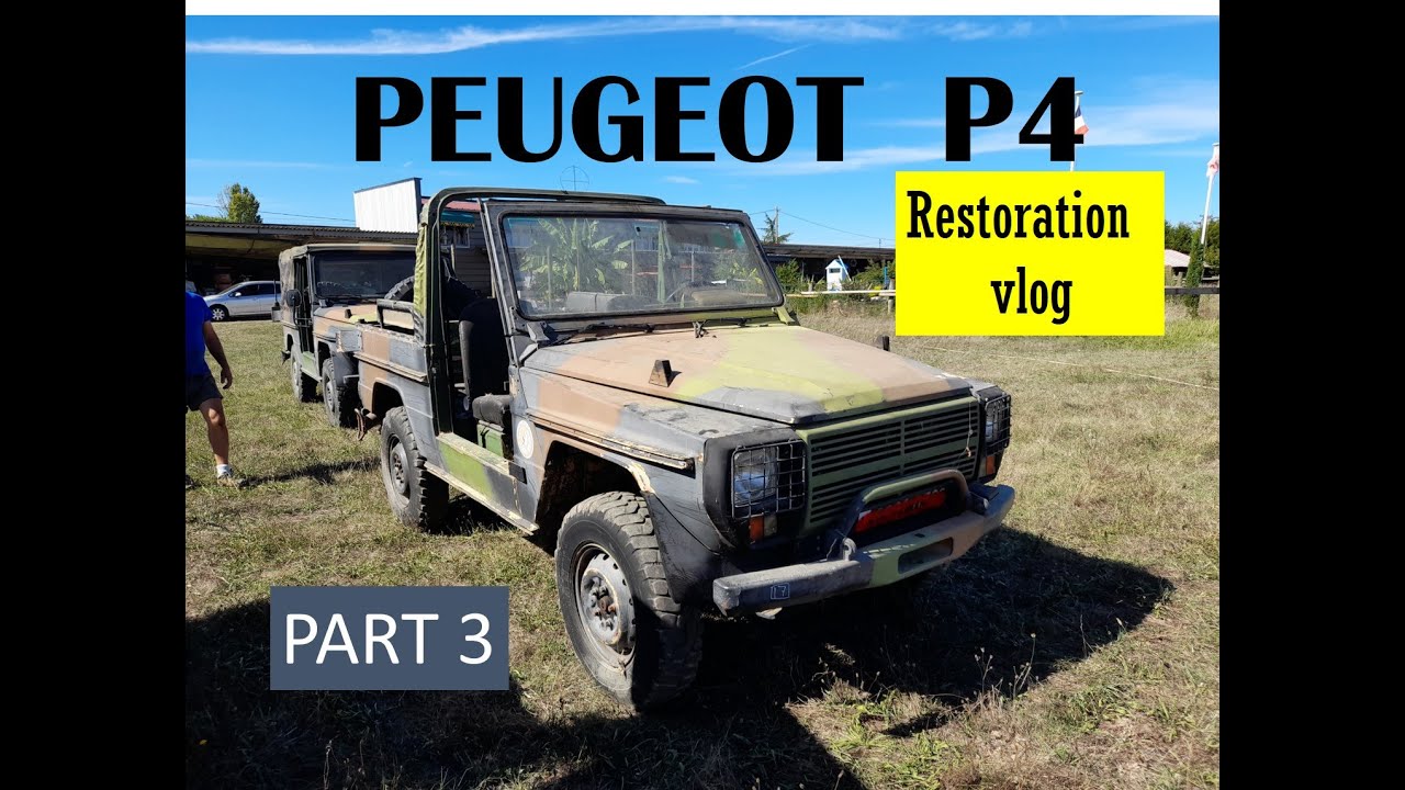 French Jeep P4 continued restoration