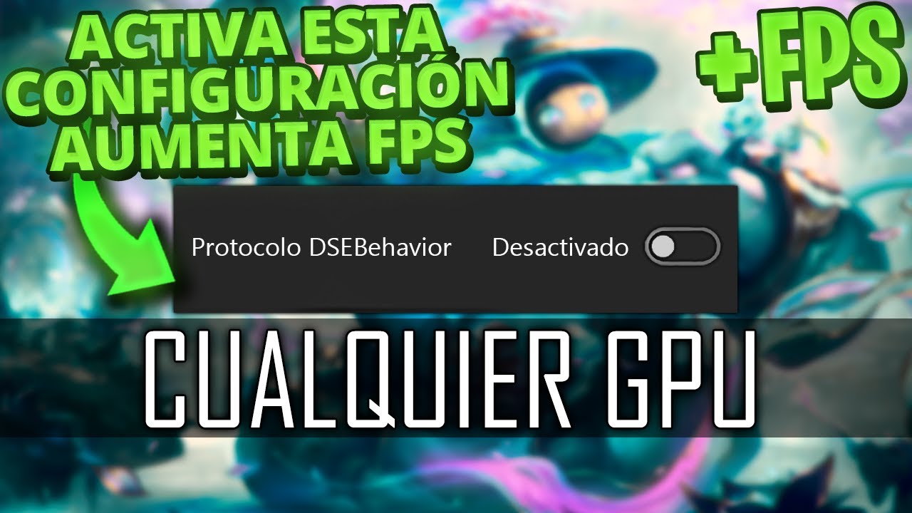 ¡Activa está CONFIGURACIÓN AUMENTA los FPS (CUALQUIER GPU) ELIMINA EL STUTTERING! en Windows 10/11