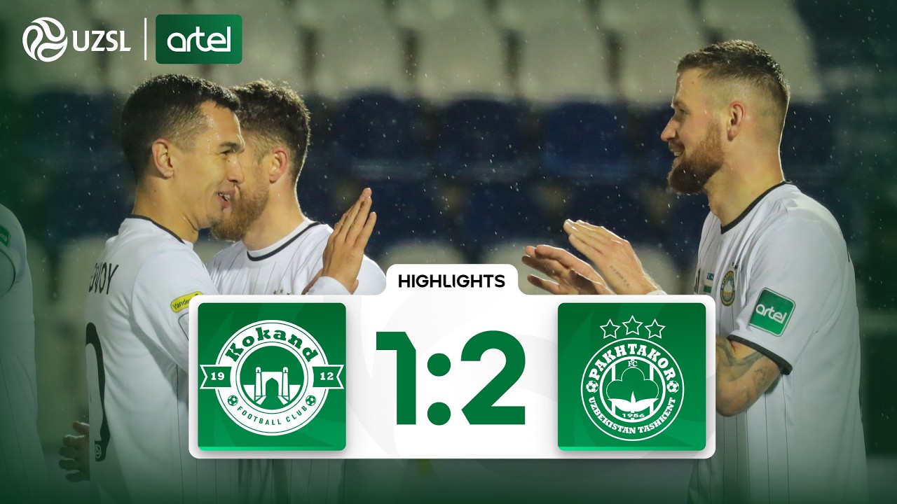 Superliga 2-tur. Qo‘qon-1912 - Paxtakor bahsida kiritilgan gollar va xavfli vaziyatlar (Highlights)