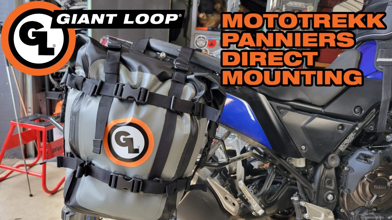 How To Mount Giant Loop MotoTrekk Panniers: Direct Mounting to Pannier Racks