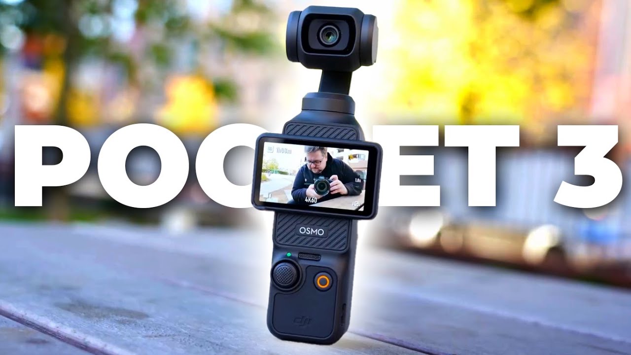 DJI Osmo Pocket 3: Stabilizovaná kamerka do akce i pro vlogery!