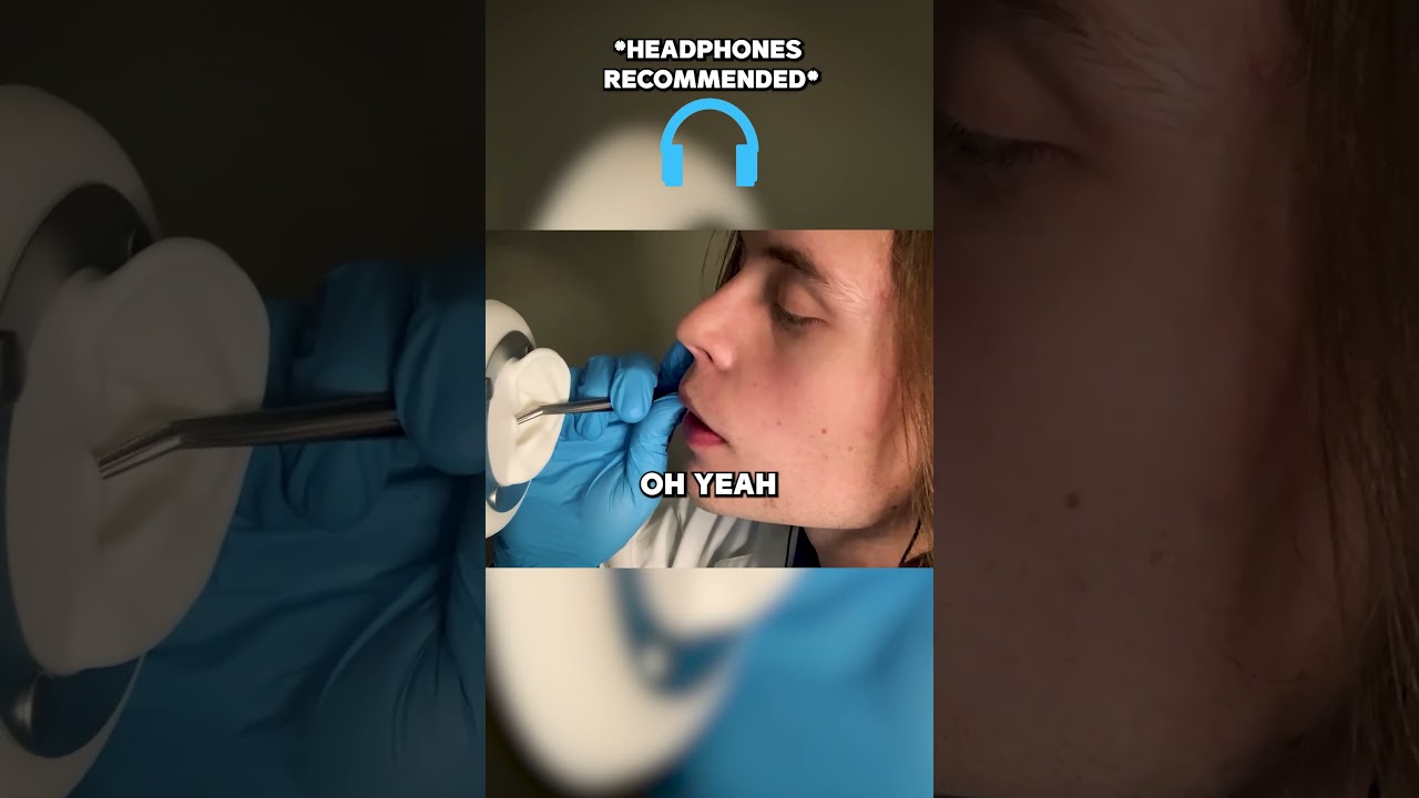 ASMR DEEP EAR CLEANING EXAM  #asmr #asmrearcleaning #tingles