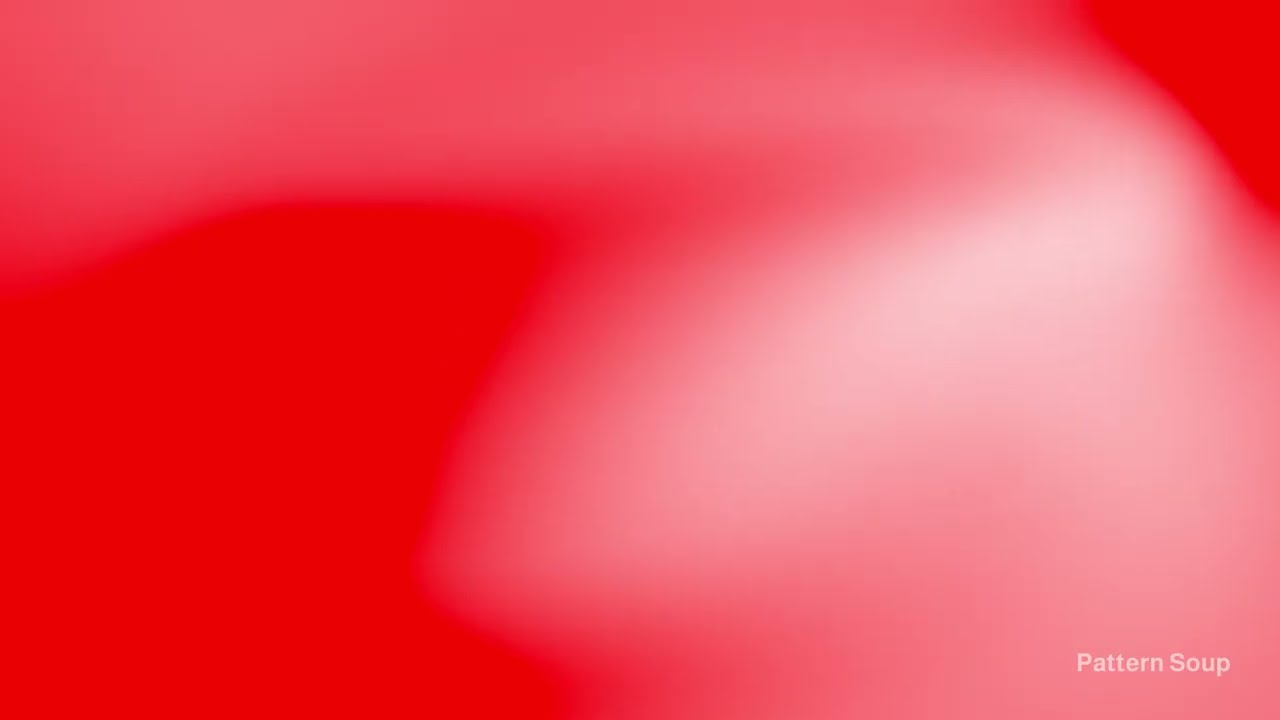 Red and White Gradient Animation | 4K Smooth Color Blend | 1 Hour Abstract Video ❤️🤍
