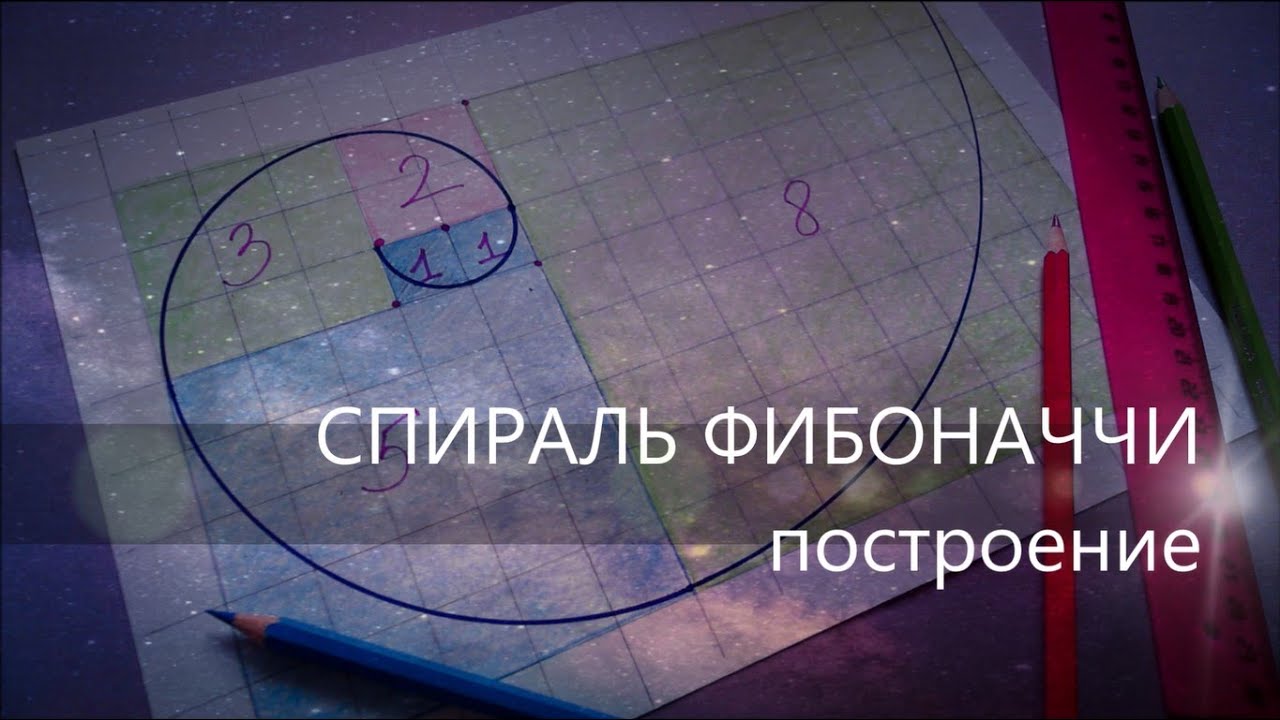 Спираль Фибоначчи / Как рисовать