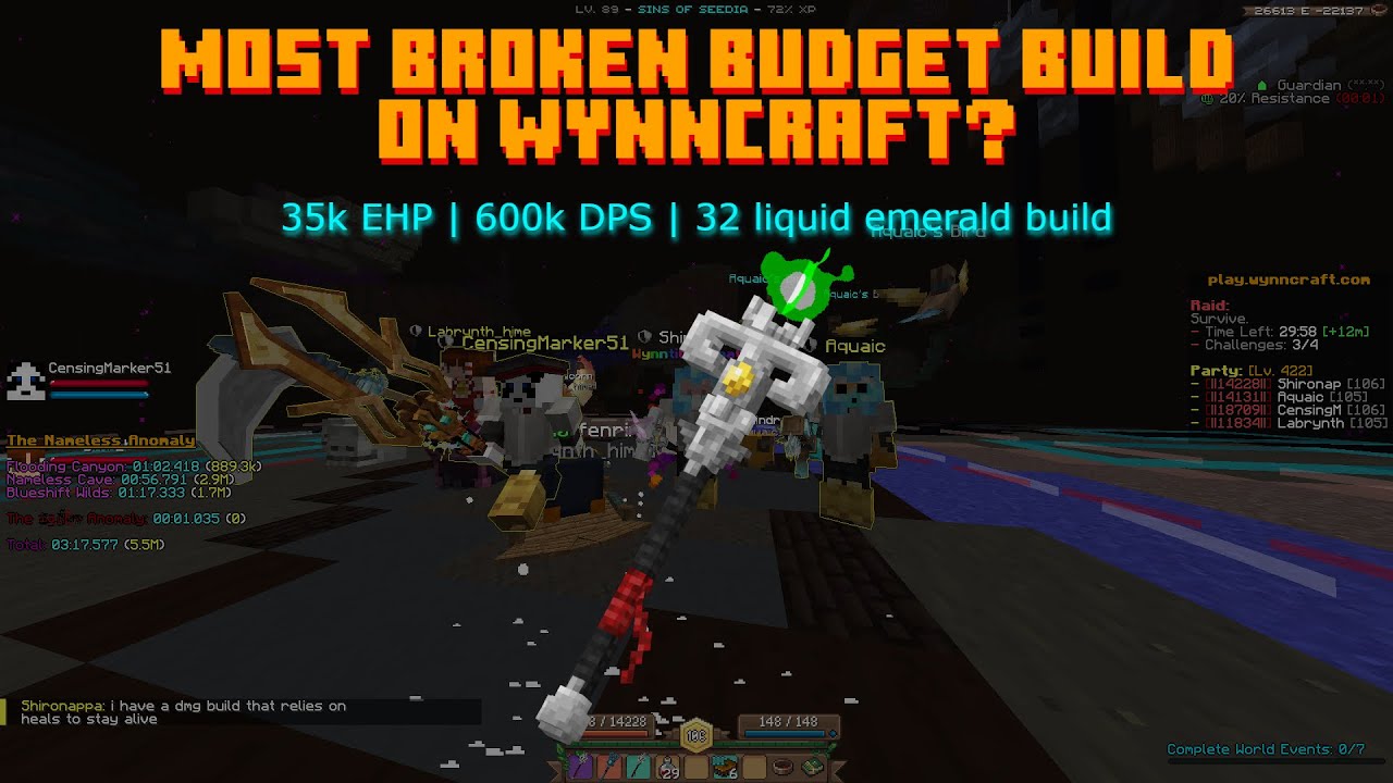 The Best Budget Build on Wynncraft | Morph Singularity Riftwalker?