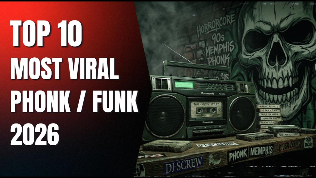 TOP 10 MOST VIRAL PHONKFUNK 2026 🎵 #phonk #phonkmusic #Funk #BrazilianPhonk #BrazilianFunk #top10