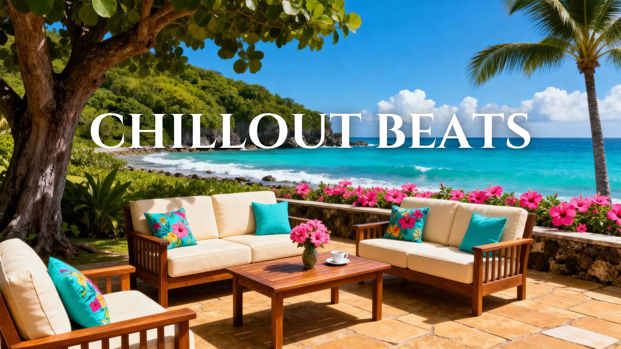 Chillout Beats • Seaside Cafe • Lofi Ambient Music • Calm, Ease, Relax, Focus, Study & Work