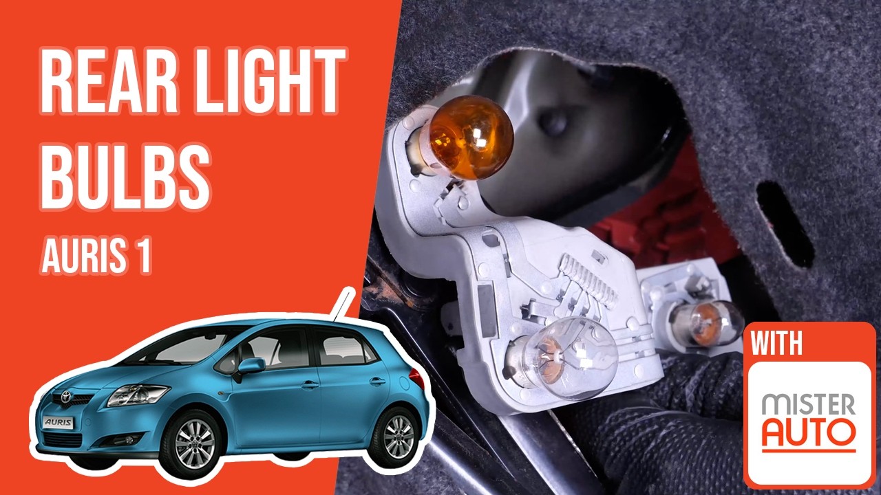 How to replace the rear light bulbs Auris mk1 💡