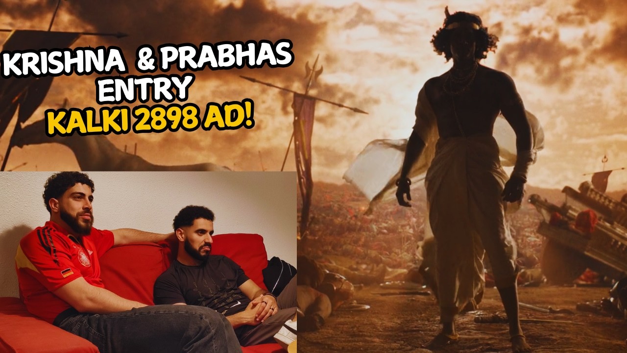 Foreigners React to Kalki 2898 AD – Krishna & Prabhas’s Epic Entry! 🔥⚔️