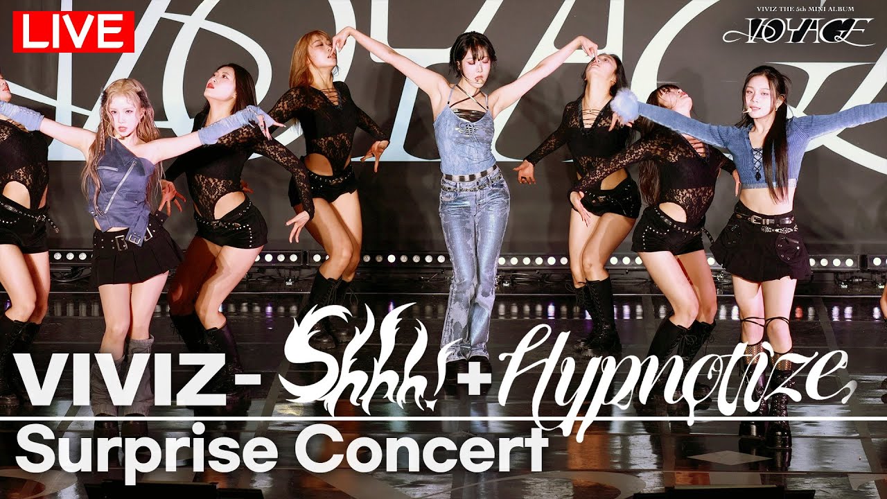 [ENG] VIVIZ - 'Shhh!' + 'Hypnotize' Stage in Guerilla Concert | 비비지 신곡 + 수록곡 무대 라이브