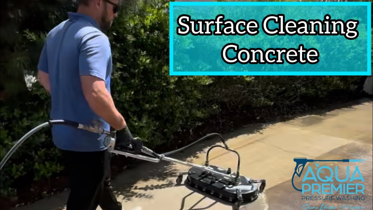 Concrete Surface Cleaning Tips!