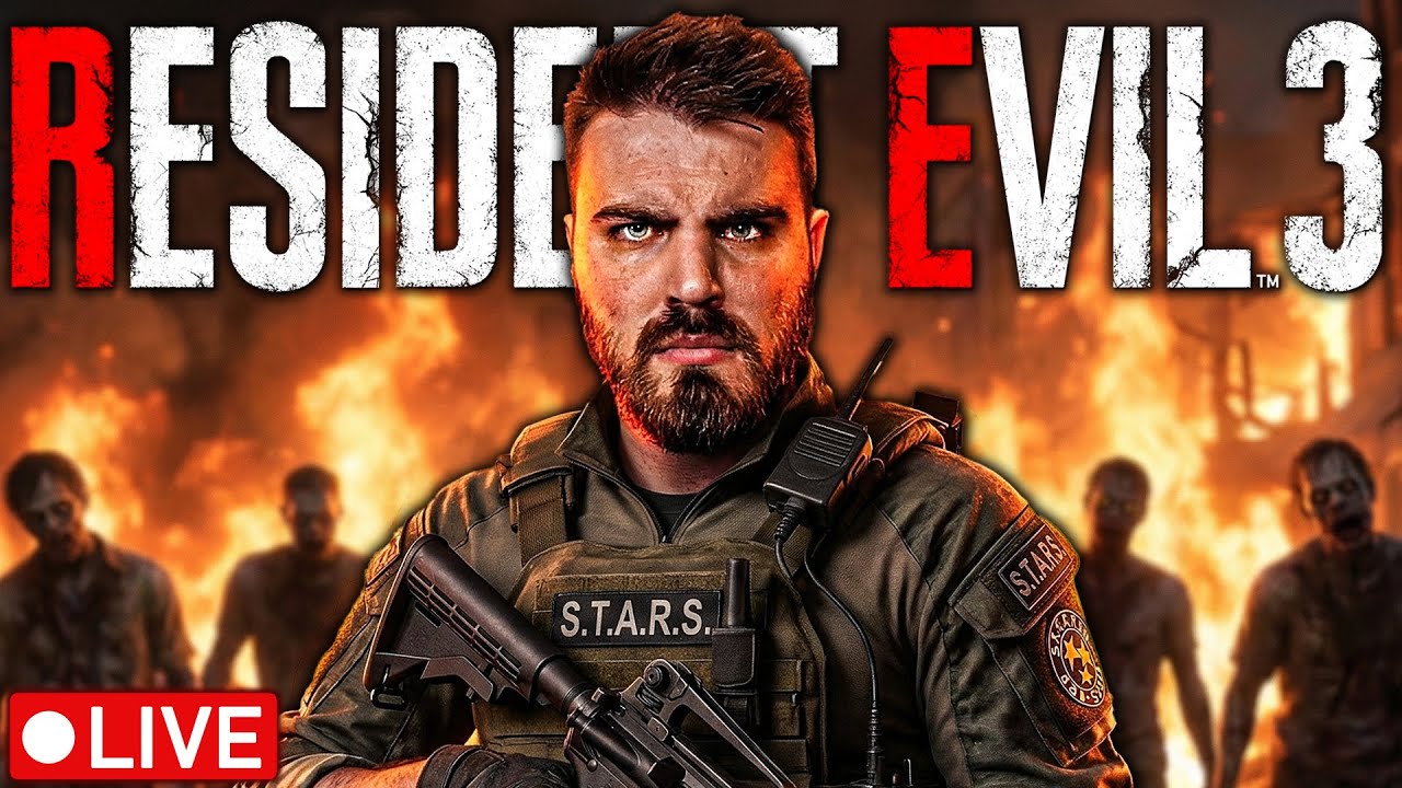 🔴LIVE - DAVE VS RESIDENT EVIL 3 NIGHTMARE DIFFICULTY
