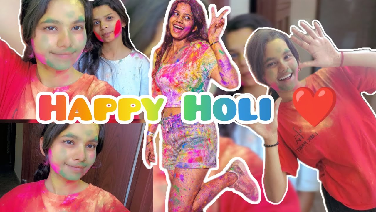 Holi vlog ❤️ ll Happy holi guys 💓||arushiyadavvlogs 