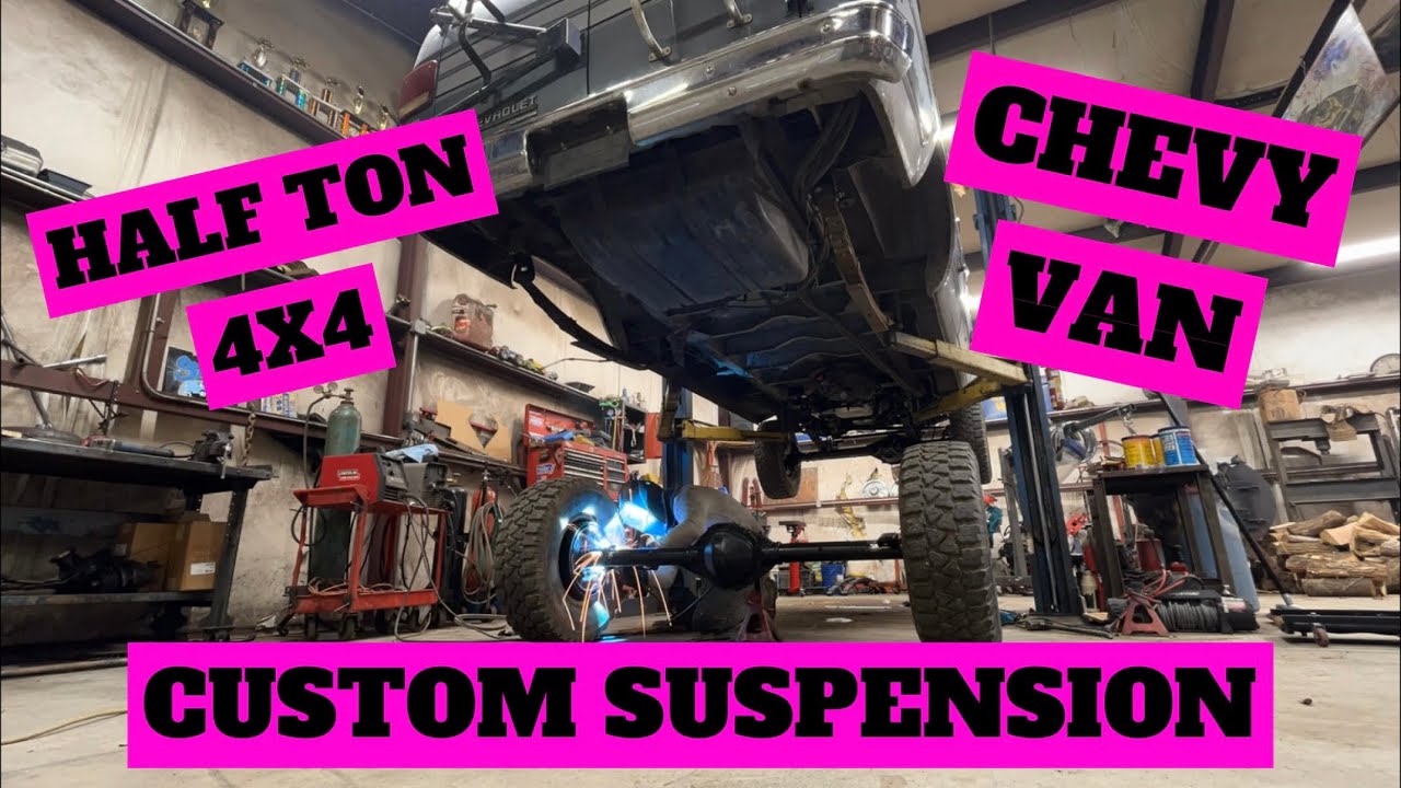 4x4 Chevy G20 Van 12 Bolt Rear & Shock Mounts - The Swim Shop 4x4 Vans