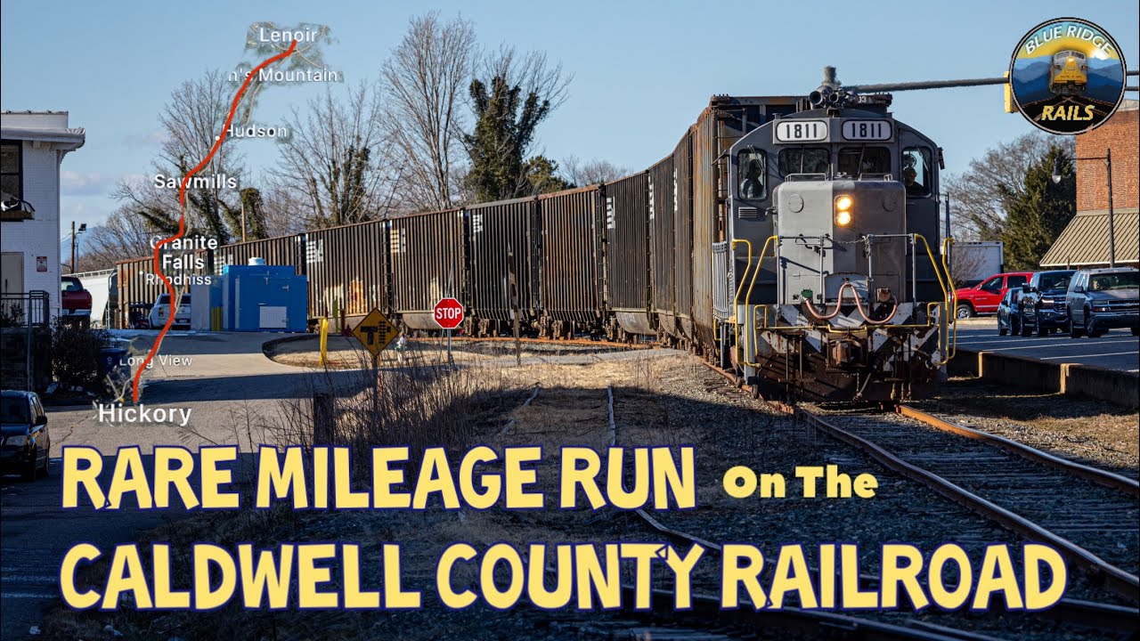 Rare Mileage On The Caldwell County Railroad