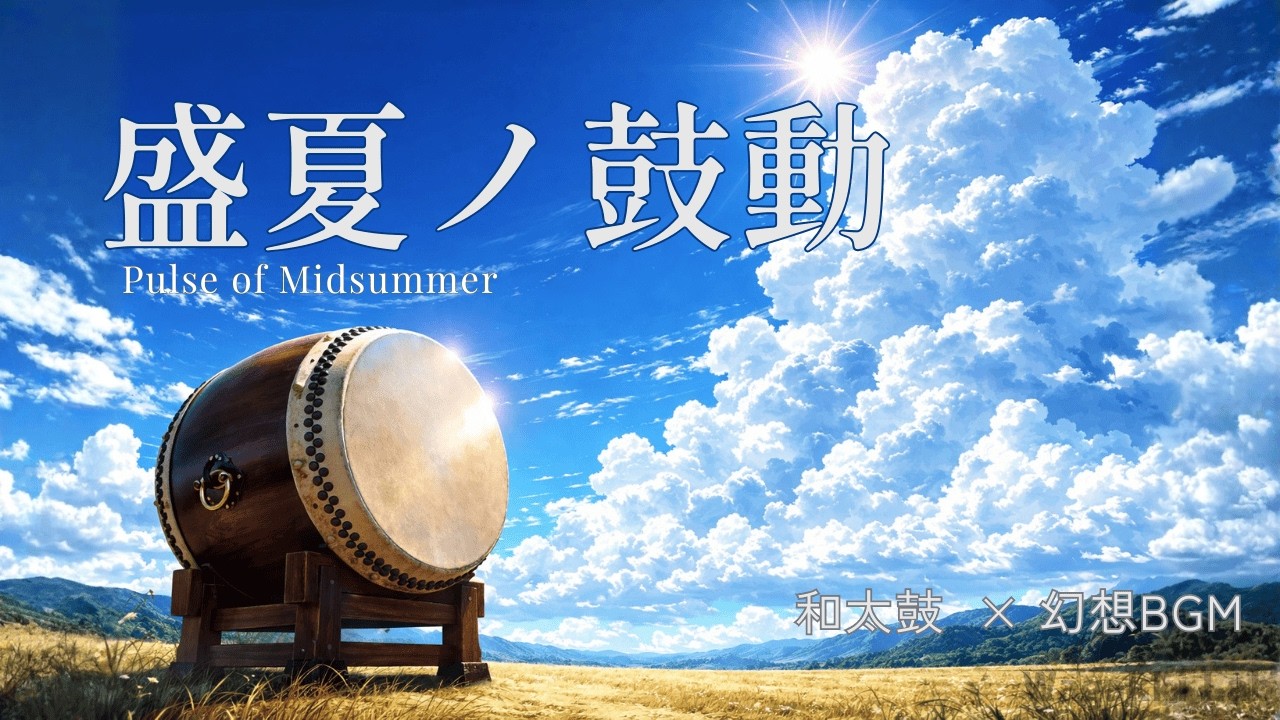 Pulse of Midsummer｜盛夏ノ鼓動【Japanese Taiko Instrumental BGM】