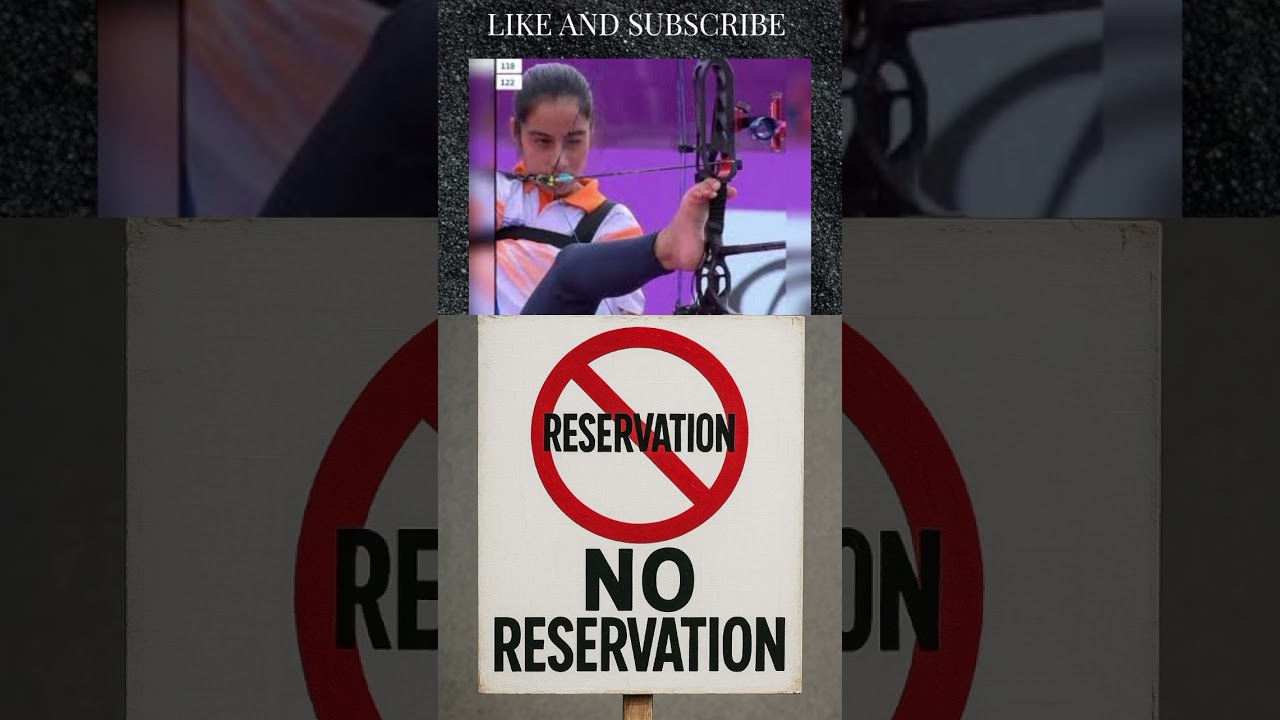 If she can win medals without Reservation, what stops you from doing same? Or are you more disabled?