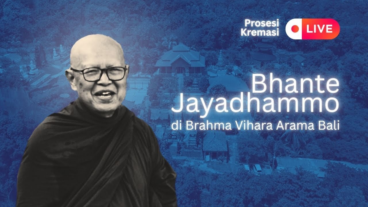 Suasana Prosesi Kremasi Bhante Jayadhammo Thera