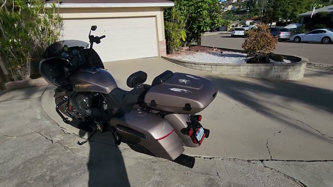 All upgrades on my 2021 Indian Challenger Dark Horse in San Diego California.