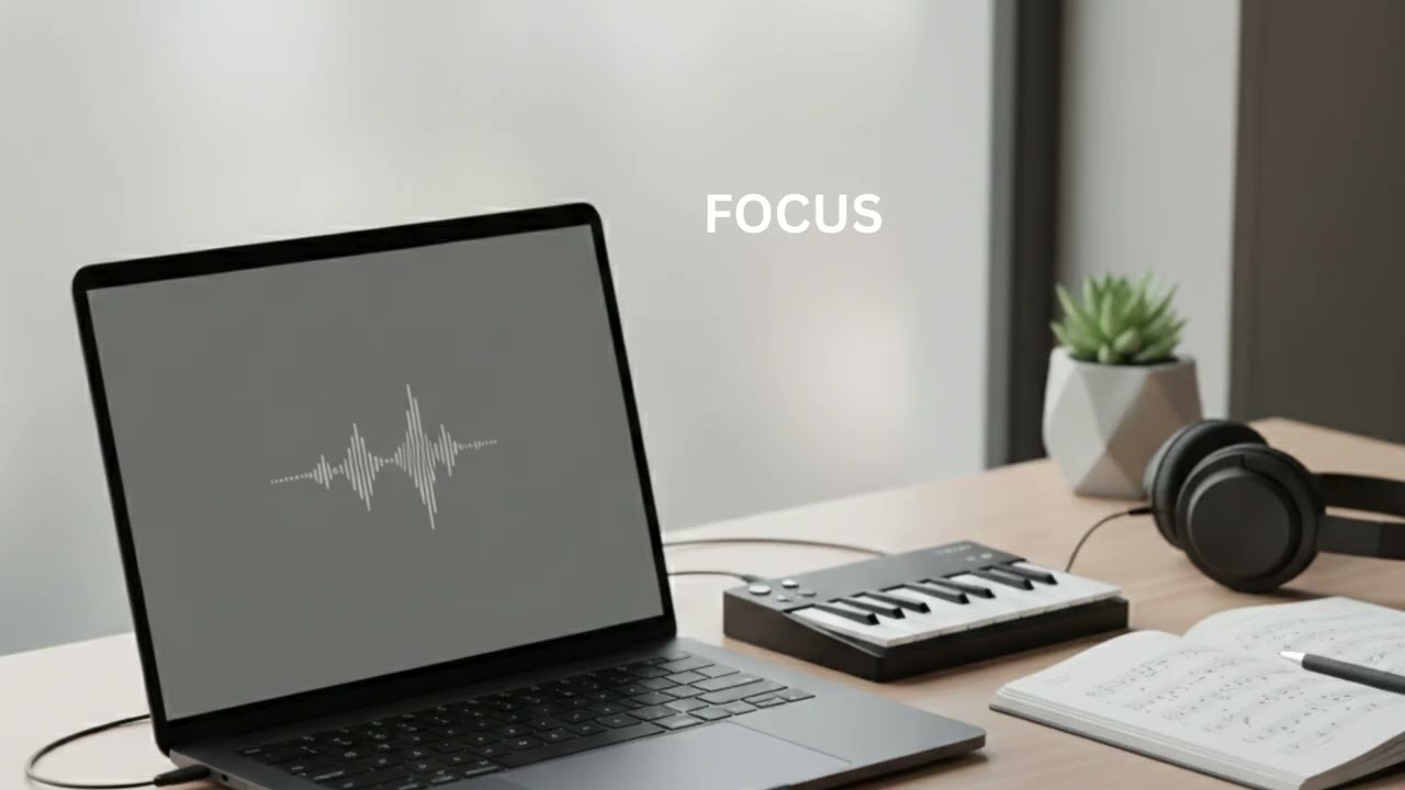 FOCUS - Quiet Desk Nights | Instrumental Lo-Fi for Deep Work