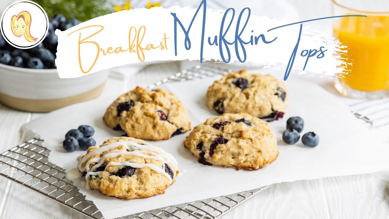 Breakfast Blueberry Muffin Tops | vegan, plant-based, easy