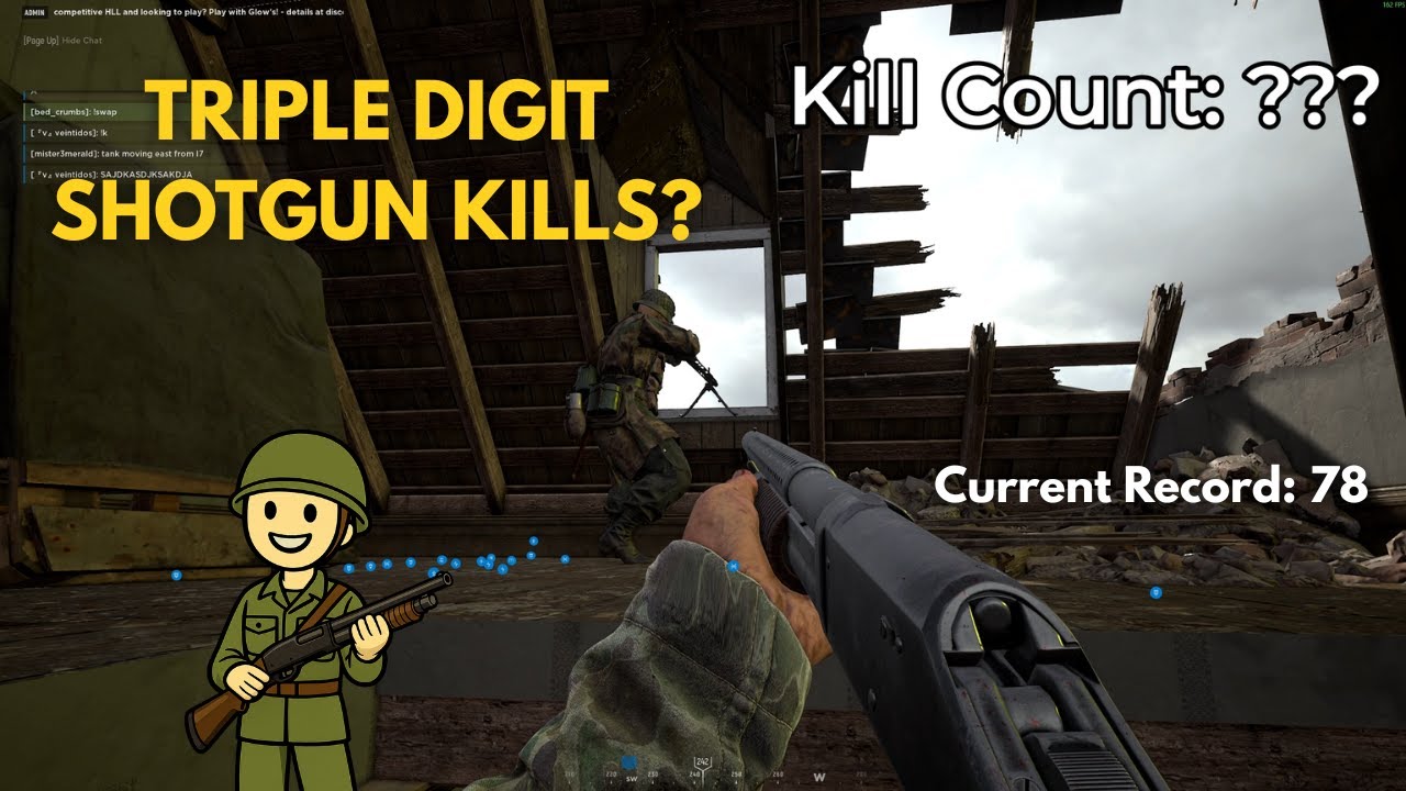 I SHATTERED THE SERVER SHOTGUN RECORD - HELL LET LOOSE