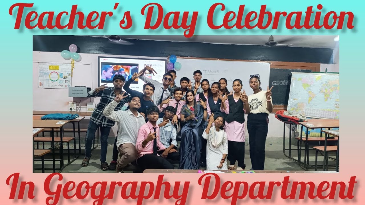Teacher's Day Celebration in Geography Department, L.B.S.M.College, Jamshedpur.