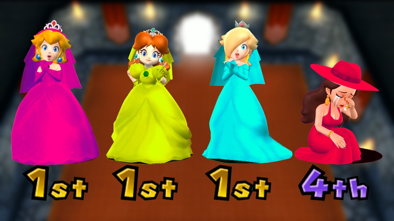 【マリオパーティ9】TOP 52 最高のラッキーミニゲーム 4人プレイのプリンセスバトル | Mario Switch