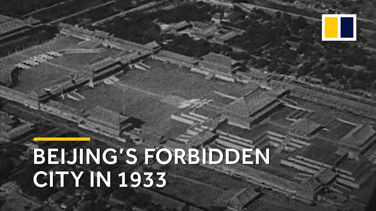 China: Beijing&rsquo;s Forbidden City by air in 1933