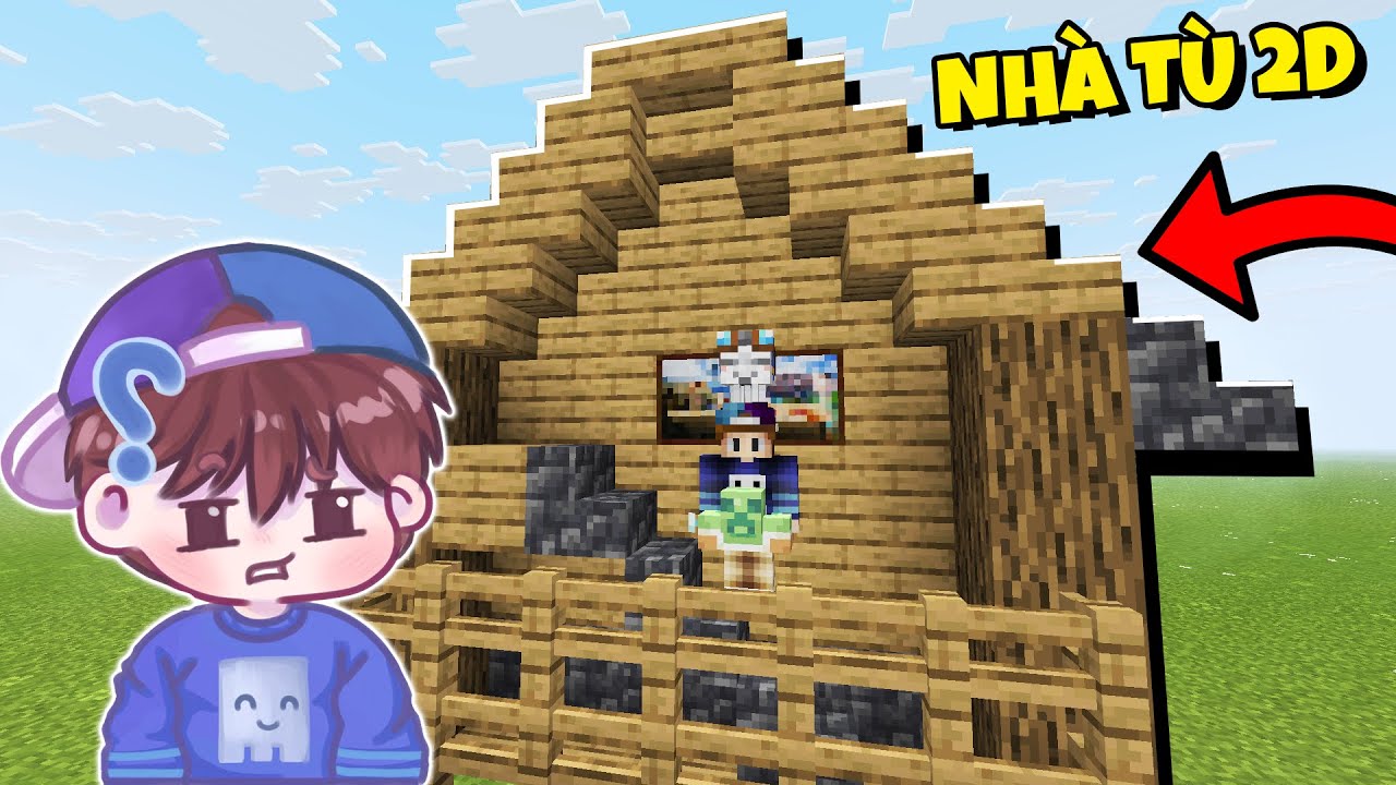 25 CÁCH THOÁT KHỎI NHÀ TÙ 2D TRONG MINECRAFT !!