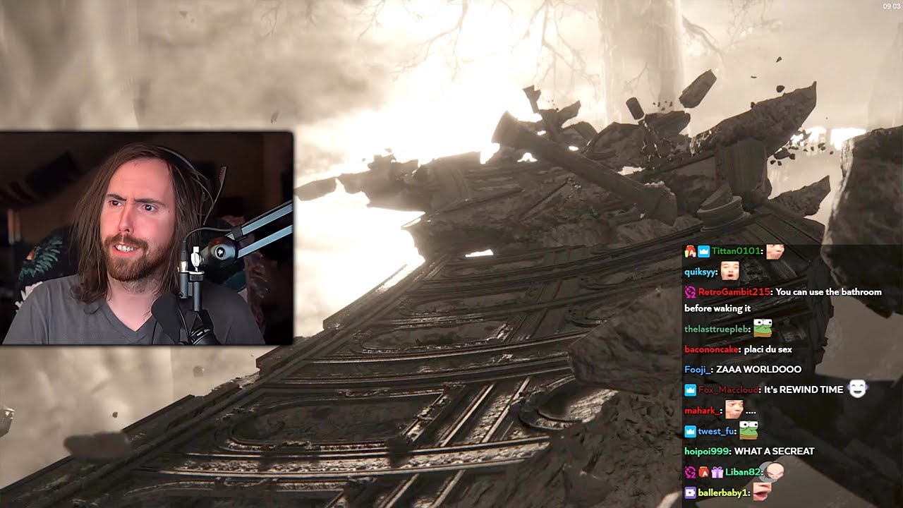 Asmongold unlocks a Secret Boss in Elden Ring