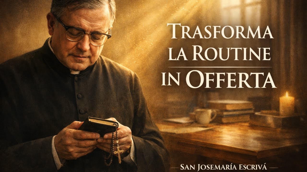 TRASFORMA LA ROUTINE IN OFFERTA – SAN JOSEMARÍA ESCRIVÁ