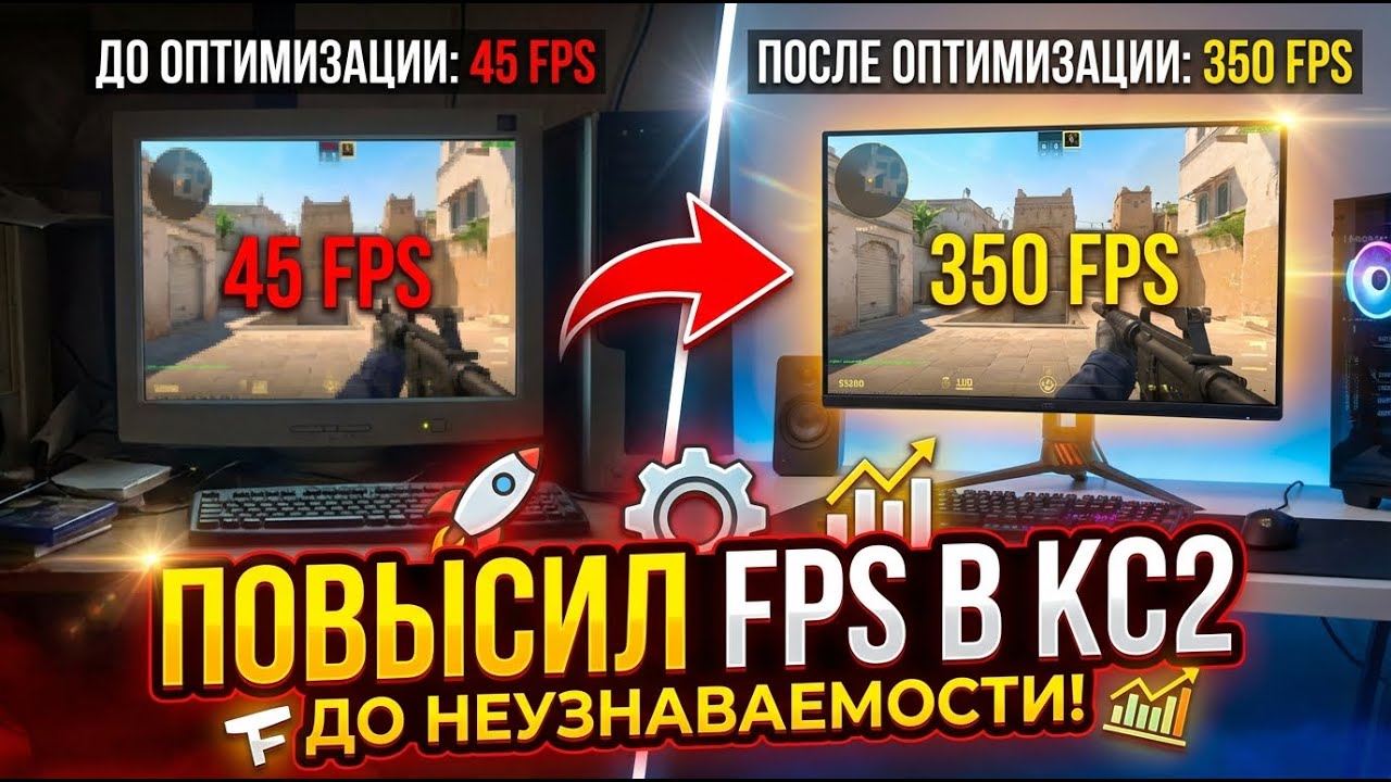 КАК Я ПОВЫСИЛ FPS в CS2 до неузнаваемости и оптимизировал свой PC