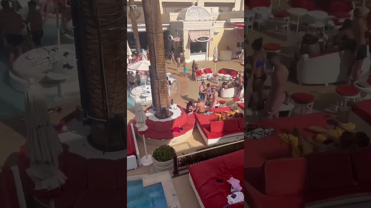 Day Club Pool Party Cabana Section Wynn Las Vegas