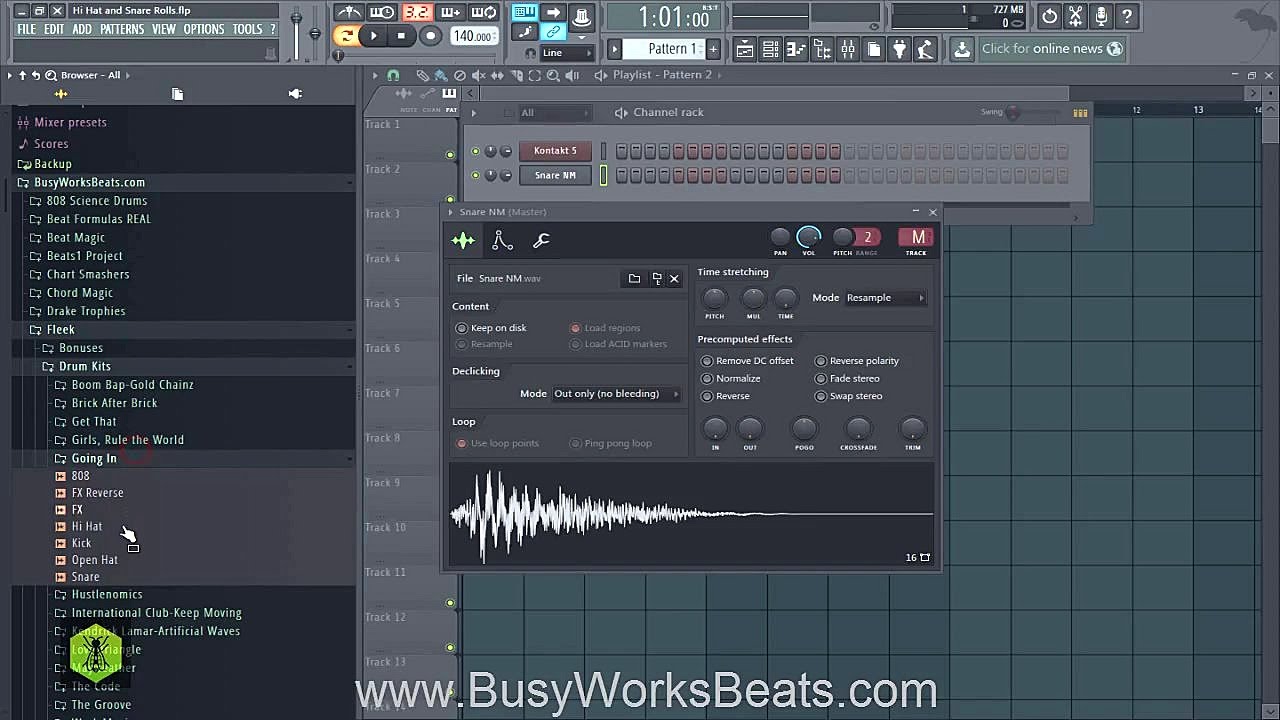 How to Make Hi Hat Rolls and Snare Rolls