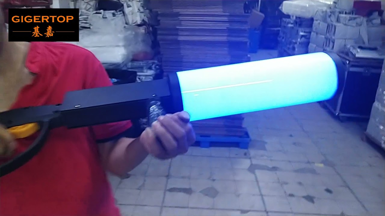 LED CO2 DJ GUN RGB Color Change with Remote Controller