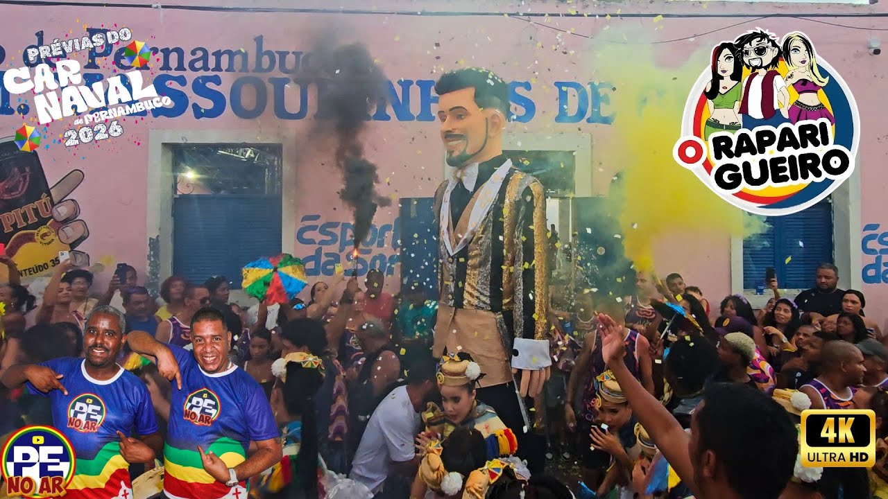 [ PRÉVIAS 2026 ] MAR DE GENTE! TCM O RAPARIGUEIRO 2026 ARRASTA MULTIDÃO EM OLINDA (4K) 25/01/2026