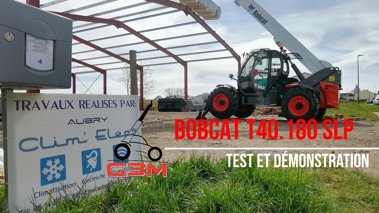 Test et démo du Bobcat T40.180 SLP