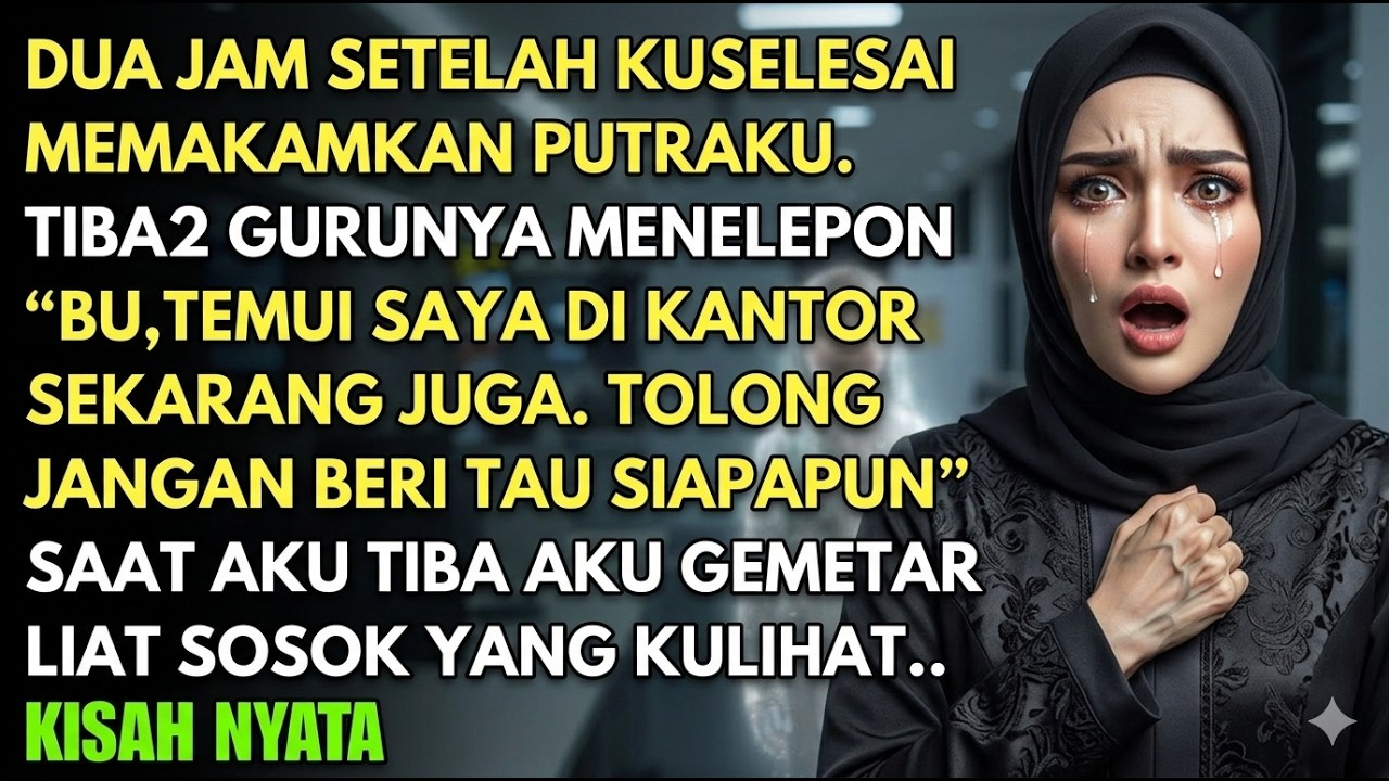 Telepon Guru Usai Pemakaman Anakku - Temui Saya Bu! – Aku Syok Berat Ternyata