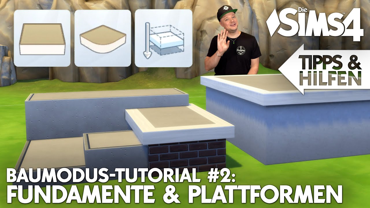 BESSER BAUEN #2: Fundamente & Plattformen | Die Sims 4 Bau-Modus Tools Tutorial und Tipps