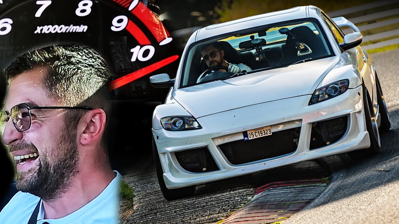 10500 RPM!!! Bridgeport 13b Mazda RX-8! // Nürburgring