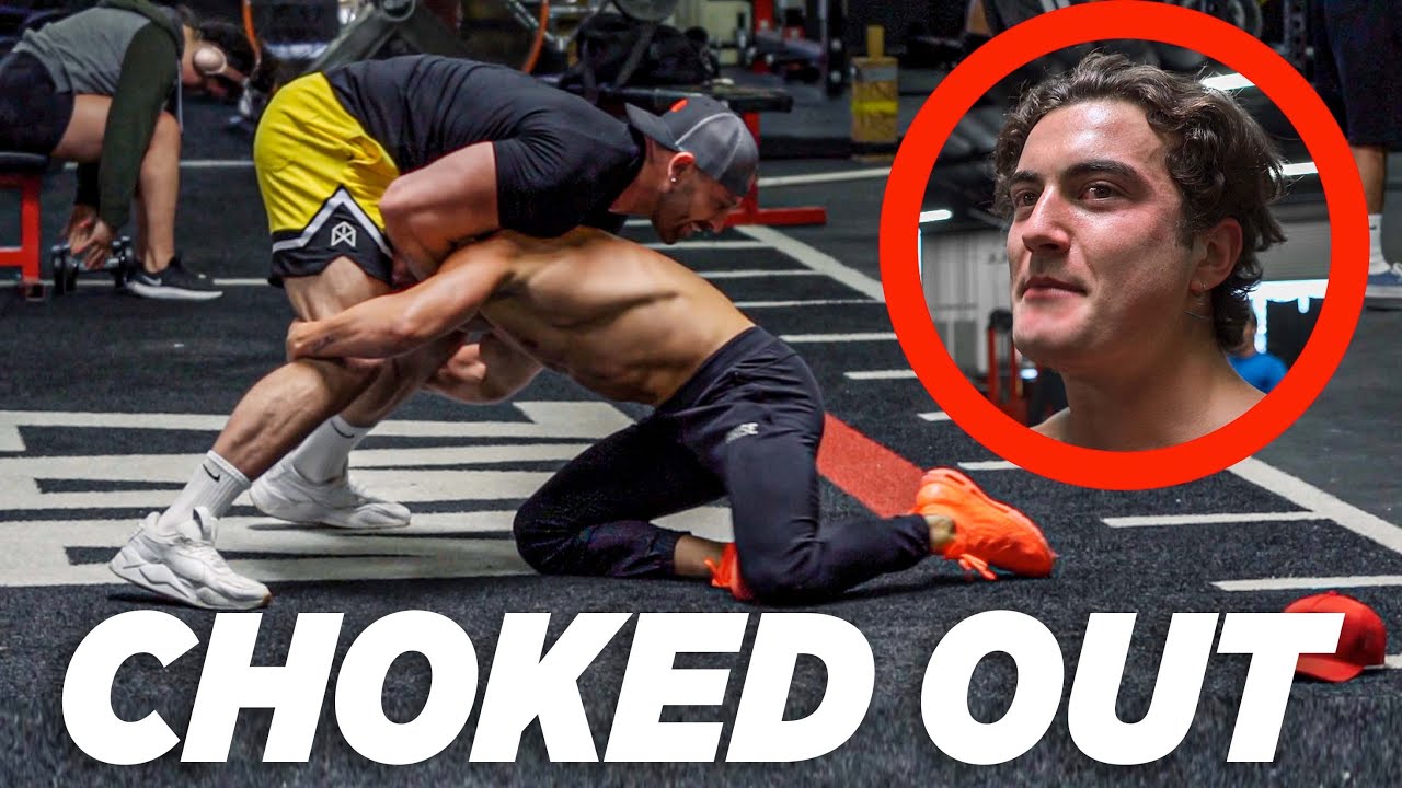 FIGHTING BRADLEY MARTYN... *CHOKED OUT*
