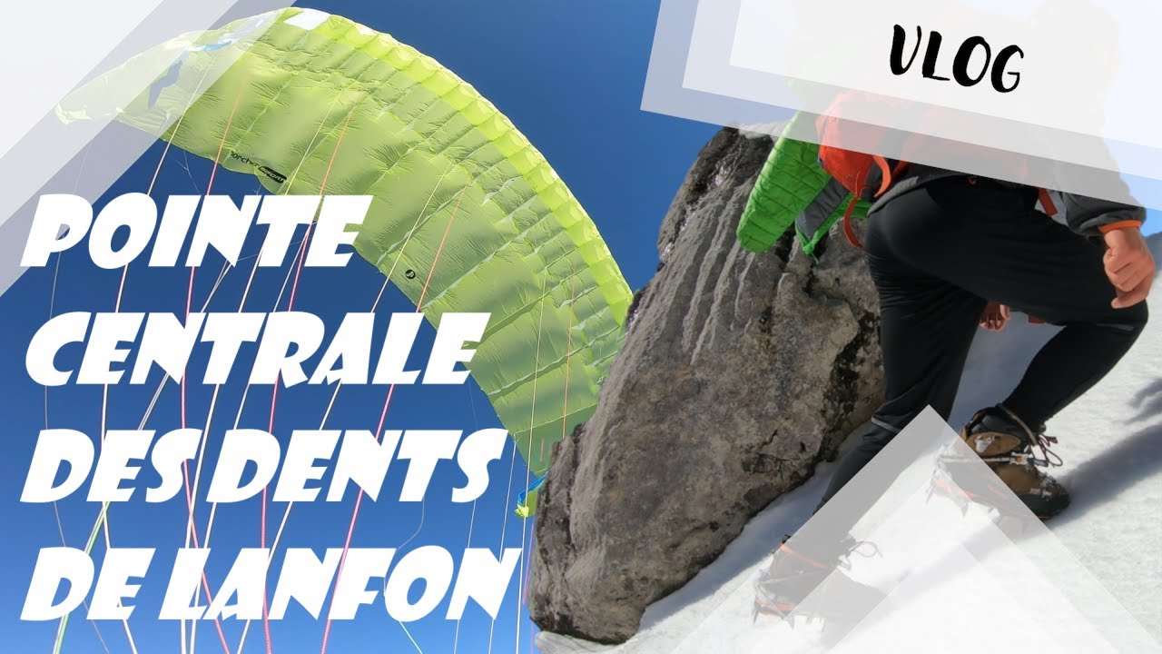 POINTE CENTRALE DES DENTS DE LANFON  - MARCHE ET VOL