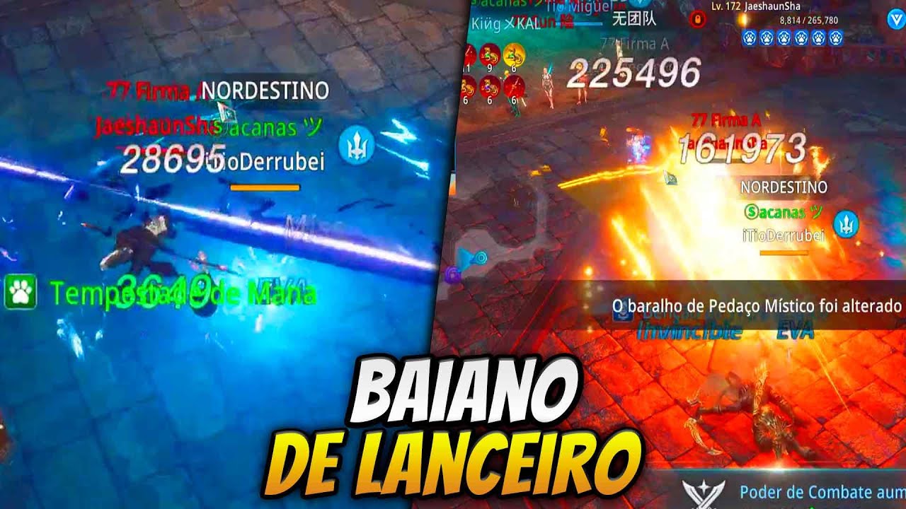 BAIANO 100% NA RESENHA JOGANDO COM O LANCEIRO | MIR4