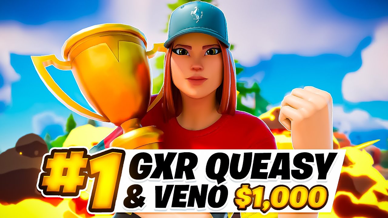 ФИНАЛ DUO CASH CUP ($1000) ЗА 1-Е МЕСТО С КОМАНДОЙ 🏆 | Queasy
