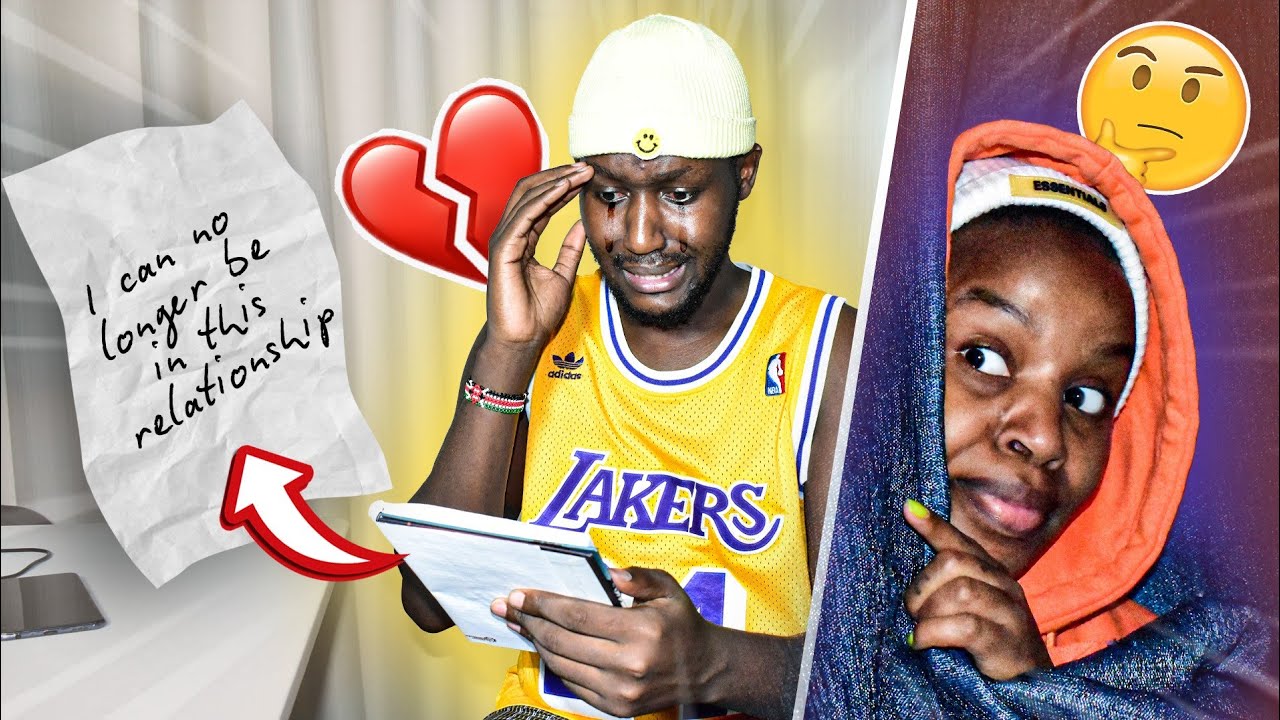 LEAVING MY BOYFRIEND A BREAK UP LETTER 💔 *He Cried*